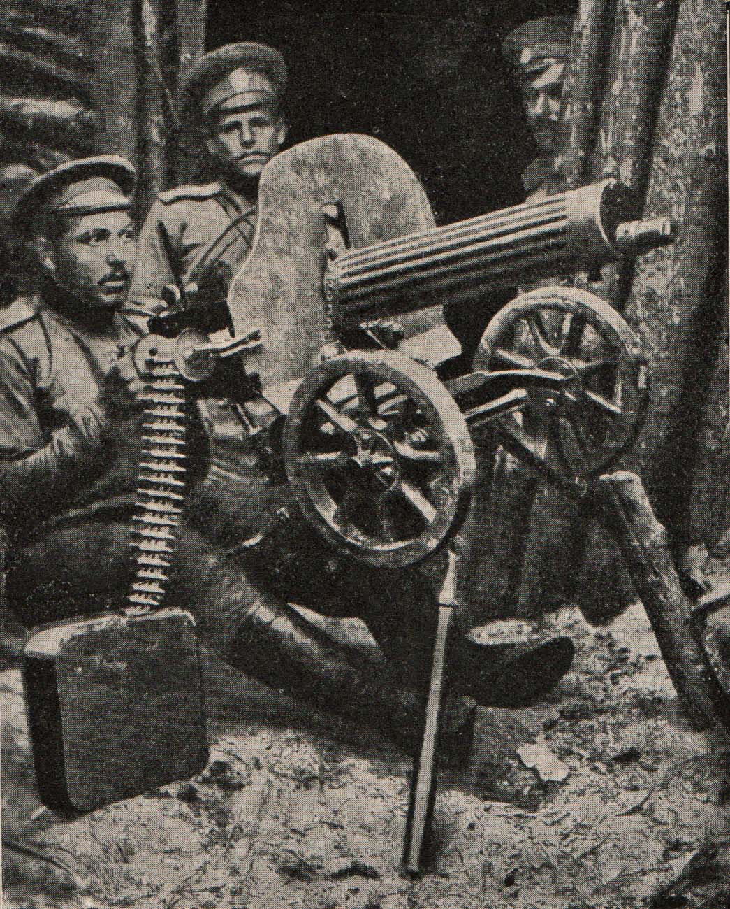 29. september 1915. “Otte kugler fra et maskingevær i maveregionen.”
