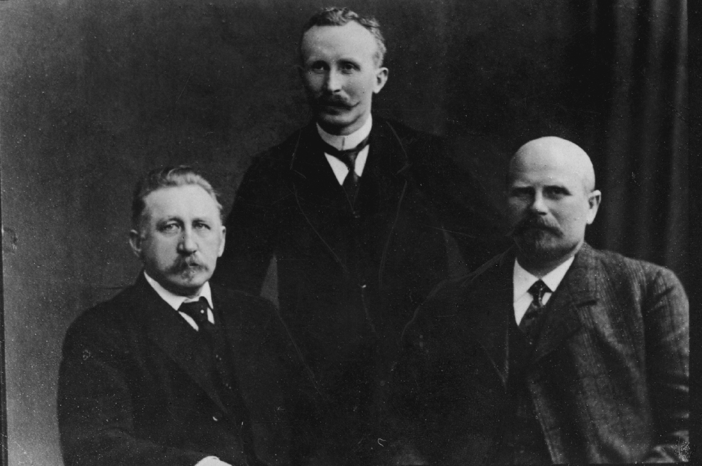 19. februar 1919. De sønderjyske deltagere i fredsdelegationen udpeget