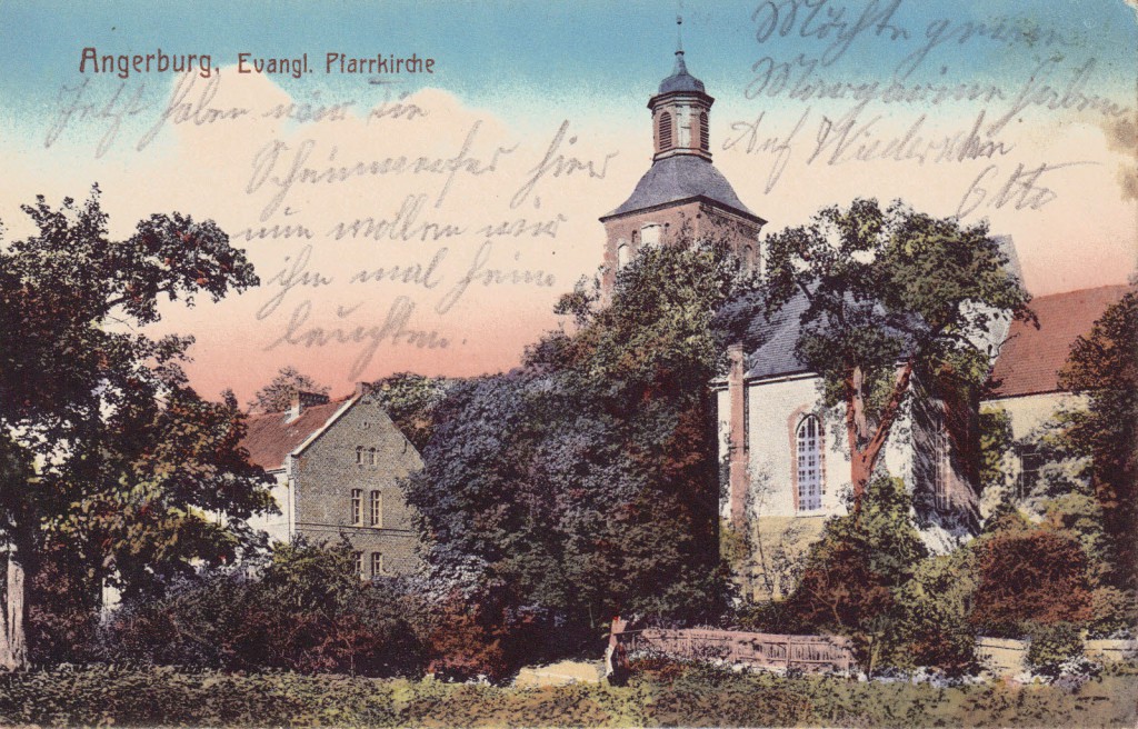 1914-12-10 LIR84 Otto Theodor Wagner - Angerburg, Evangl. Pfarrkirche