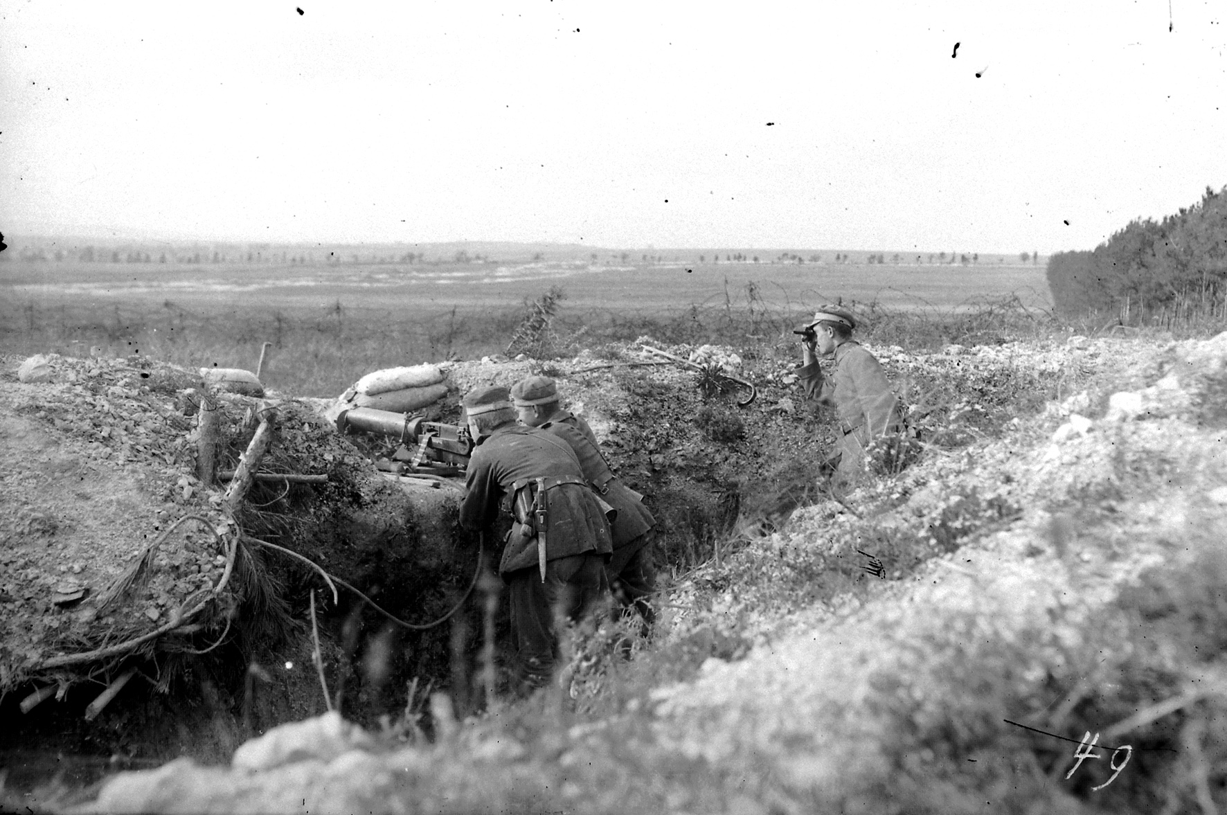25. september 1915. I.C. Barsballe ved Argonne: “Den forreste skyttegrav er fuld af franskmænd!”