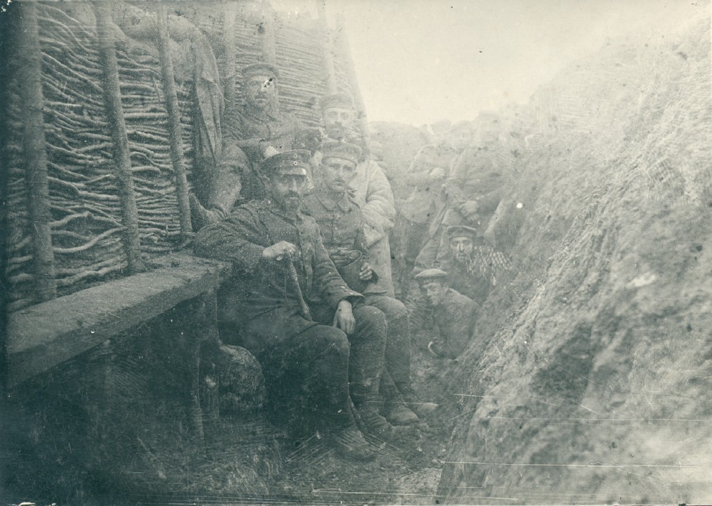 Skyttegrav i Frankrig (1916)