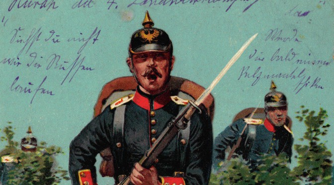 12. september 1914. Landwehr Infanterie Regiment 84: “Østpreussen befriet!”