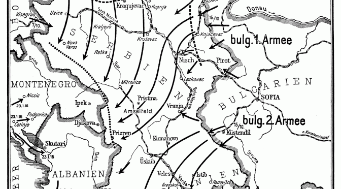 22. oktober 1915: Overblik over månedens kampe i Serbien