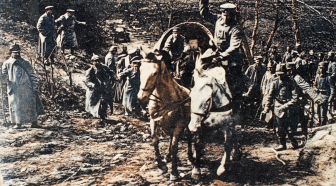 12. juni 1916. Frygtelige marchture på Østfronten