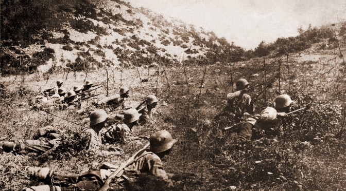 12. april 1917. Hans Hostrup i Makedonien