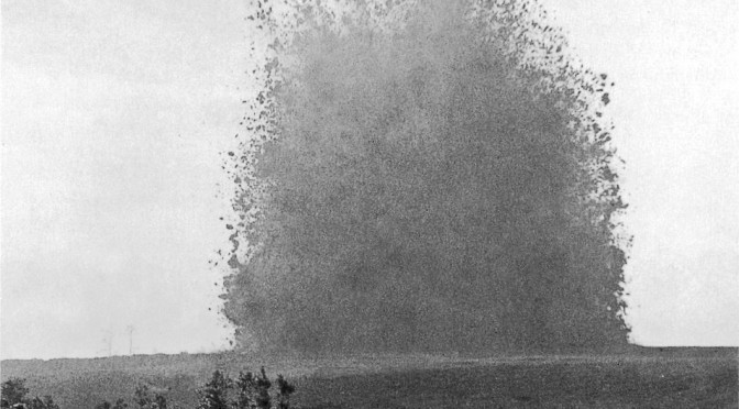15. januar 1917. Minegang over under franskmændenes stillinger