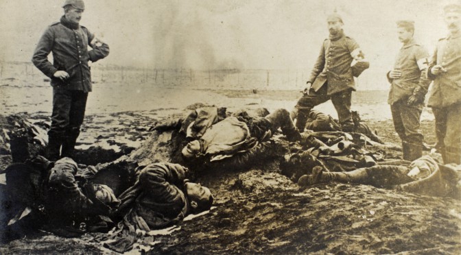 23. juli 1917. Mathias Møller i hælene på russerne: “Ligene lå i Grøften, fuldstændigt tilsølede.”