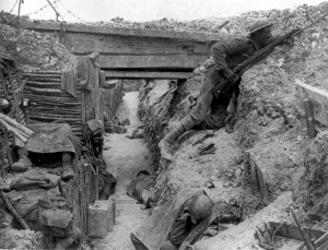 Skyttegrav Somme 1916