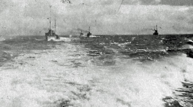 14. juni 1916. På en minestryger i stormvejr på Østersøen