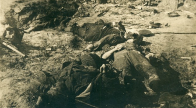 16. august 1917. Modangreb ved Zonnebeke: “Englænderne stikker af og efterlader døde og sårede.”