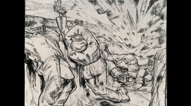 13. juli 1916. Somme: De franske granater rev de begravede op igen til en afsindig dødedans