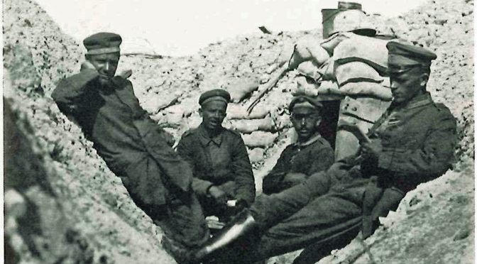 17. maj 1917. Sønderjysk ved Verdun: To landsmænd i én maskingeværrede ved Höhe 304