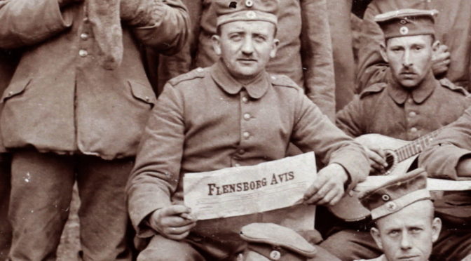 18. september 1918 – Flensborg Avis: “Hilsner fra Soldaterne”