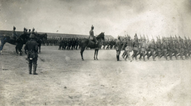 13. september 1917. 86’erne i parade for Kronprins Rupprecht