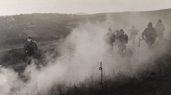 26. september 1917. I Houthulstersoven: “Der lå gas hen over kraterterrænet”
