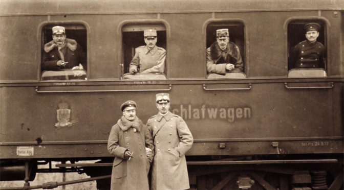 12. november 1917 – Danske officerer på vestfronttur: Til frokost hos Hindenburg