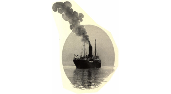 13. oktober 1919. Rejsen til afstemningen i Sønderjylland vil foregå med skib.