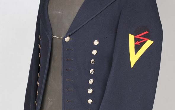 Fra Museum Sønderjyllands samlinger: Uniformsjakke for Marine-Ober-Signalgast