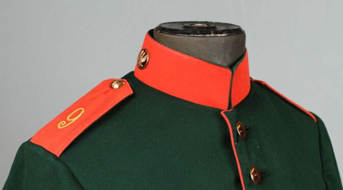 Fra Museum Sønderjyllands samlinger: Uniformsjakke (Waffenrock) for Gefreiter ved Jäger-Bataillon Nr. 9