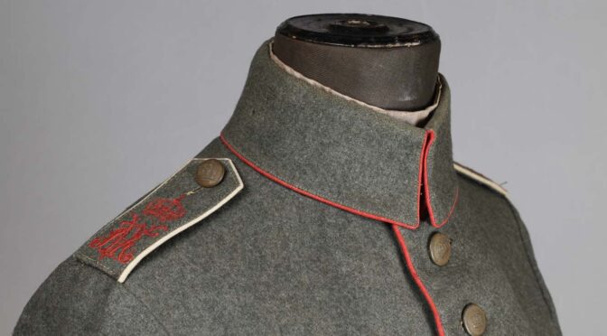 Fra Museum Sønderjyllands samlinger: Uniformsjakke (Waffenrock) for menig ved Füsilier-Regiment Nr. 86