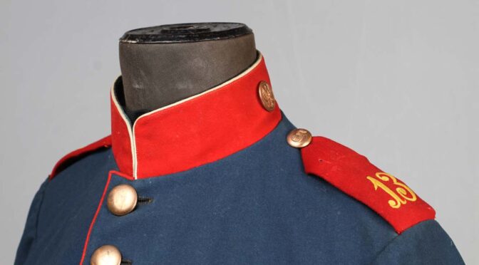 Fra Museum Sønderjyllands samlinger: Uniformsjakke for Gefreiter ved Dragoner-Regiment Nr. 13