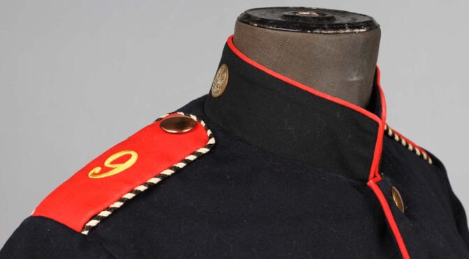 Fra Museum Sønderjyllands samlinger: Uniformsjakke for en Einjährig Freiwilliger Gefreiter ved Pionier-Bataillon Nr. 9